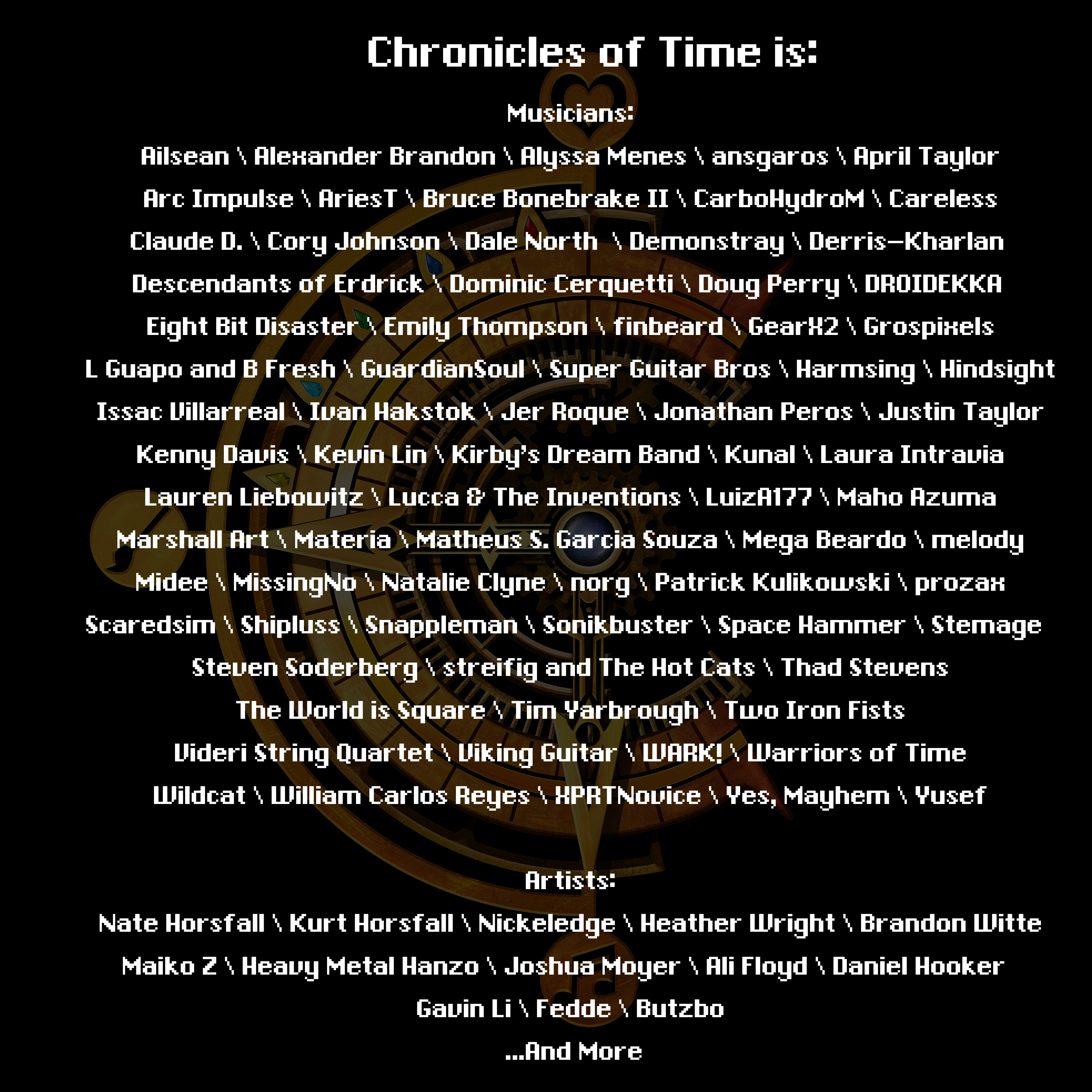 Chronicles Of Time A Chrono Trigger Arrangement Project